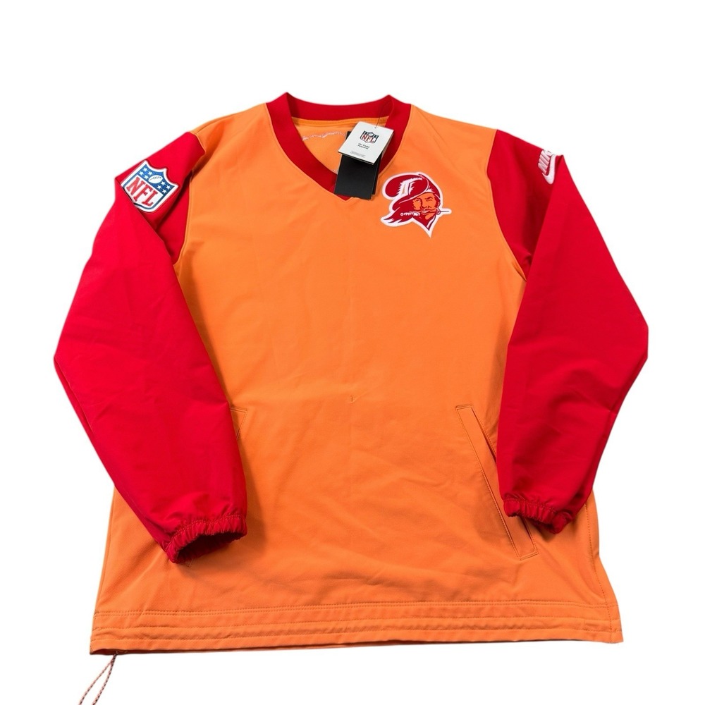 Nike Tampa Bay Buccaneers NFL Performance Pullover Top Orange Mens Small NWT